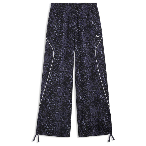 Puma Γυναικείο παντελόνι φόρμας Sport Relaxed Animal Printed Wide Leg Pants